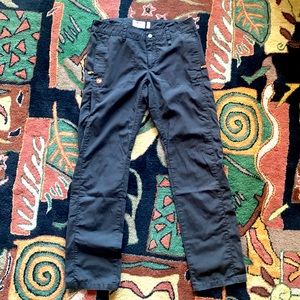 Fjallraven hiking pants, gray, great condition